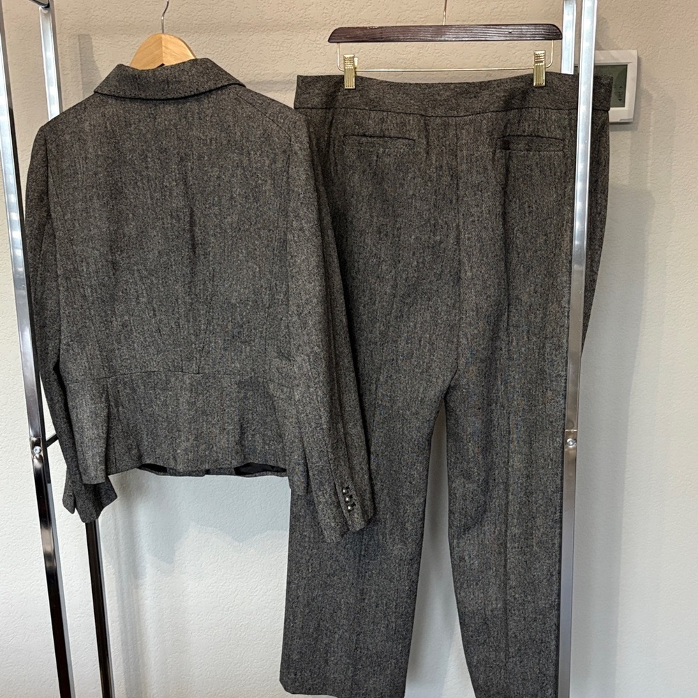 Ann Taylor Gray Blazer & Trousers Suit - Picture 3 of 3